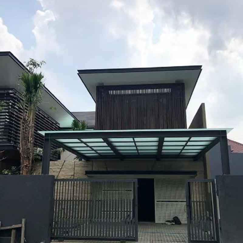 canopy kaca carport garasi