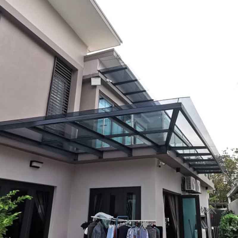 kanopi kaca jendela rumah model baru murah