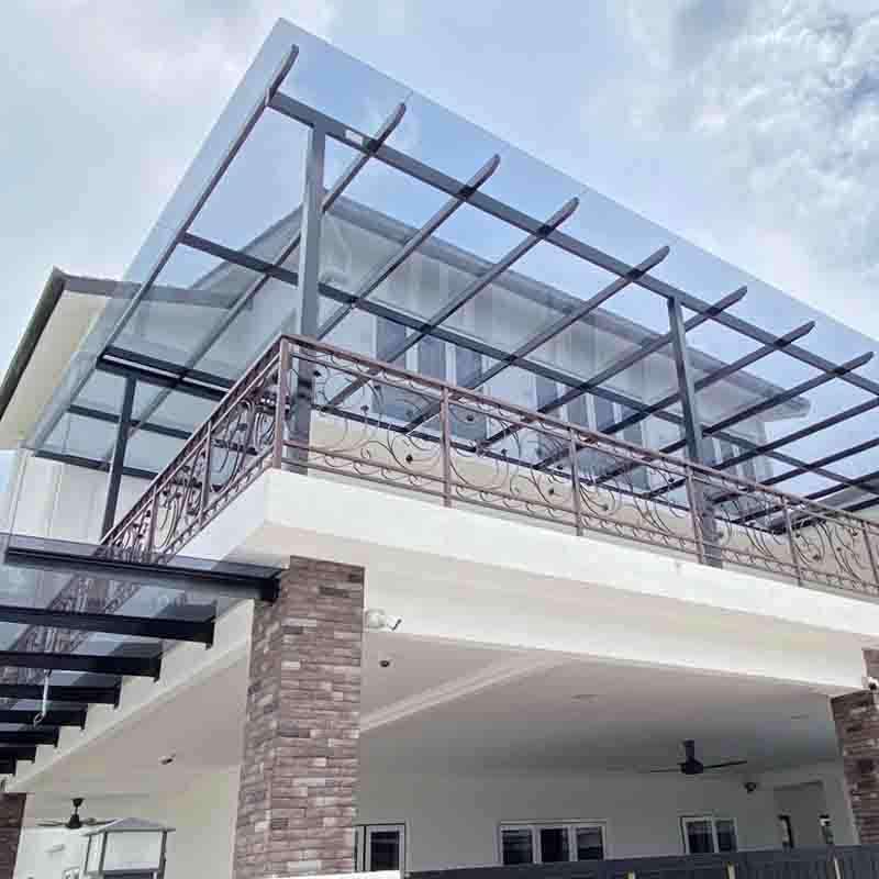 kanopi kaca untuk balkon rumah murah